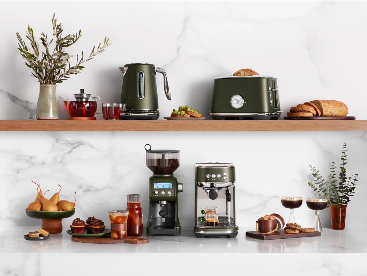 image:imageBreville BCG820BTR Smart Grinder Pro for Coffee and Espresso Black TruffleOlive Tapenade