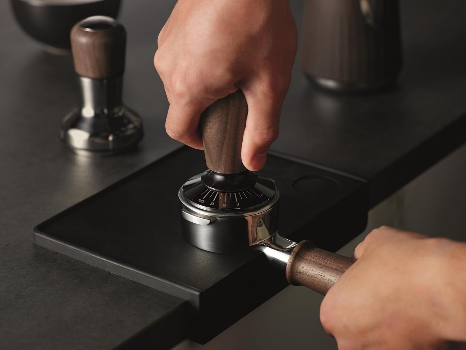 image:imageBreville BEA202WLW Force Gauge Tamper Espresso Tool 54mm Walnut54 mm