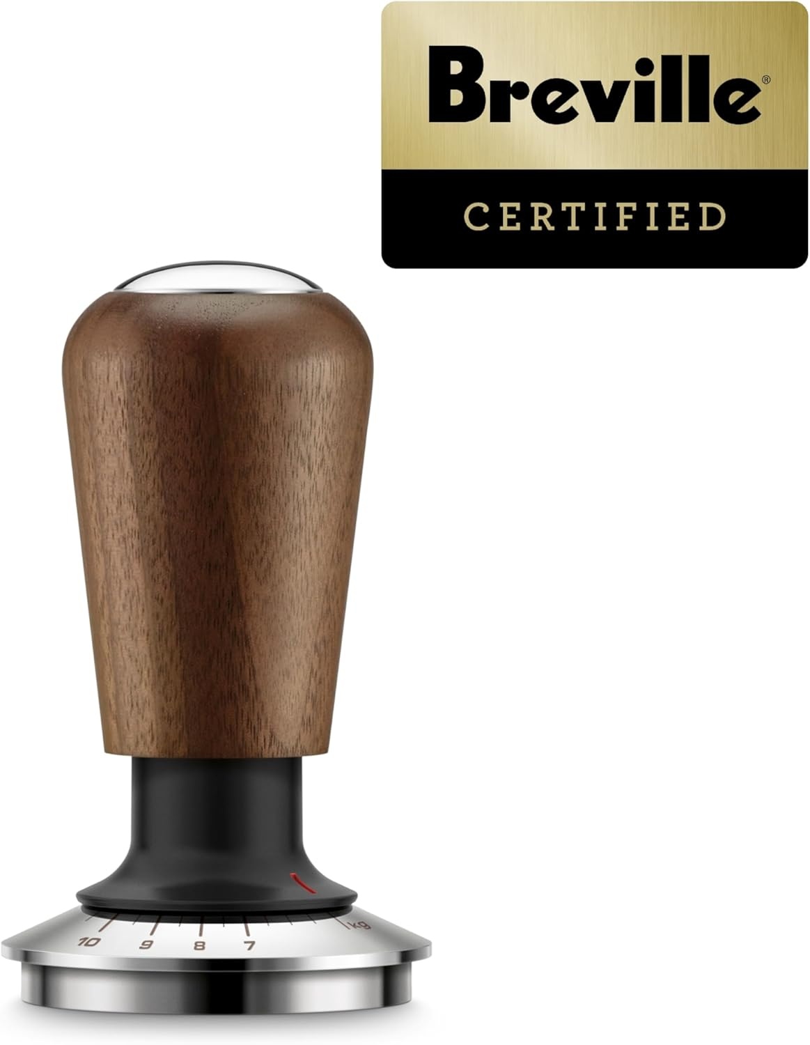 image:imageBreville BEA202WLW Force Gauge Tamper Espresso Tool 54mm Walnut54 mm