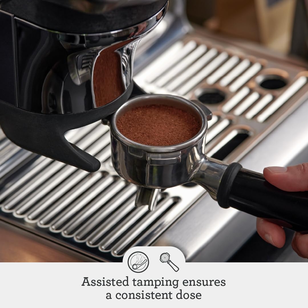 image:imageBreville Barista Express Impress Espresso Machine BES876BTR Black TruffleBlack Stainless Steel