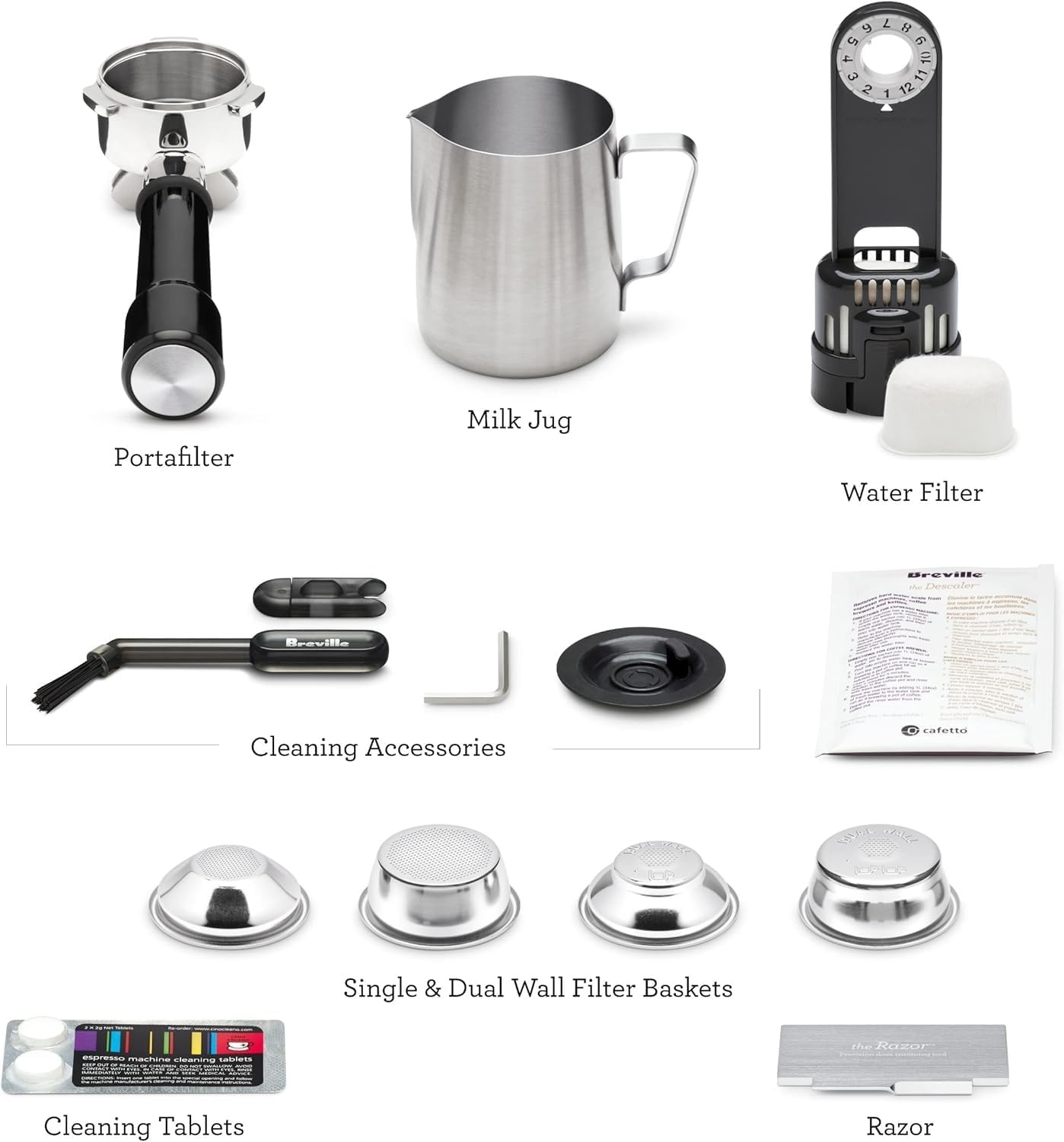 image:imageBreville Barista Express Impress Espresso Machine BES876BTR Black TruffleBrushed Stainless Steel