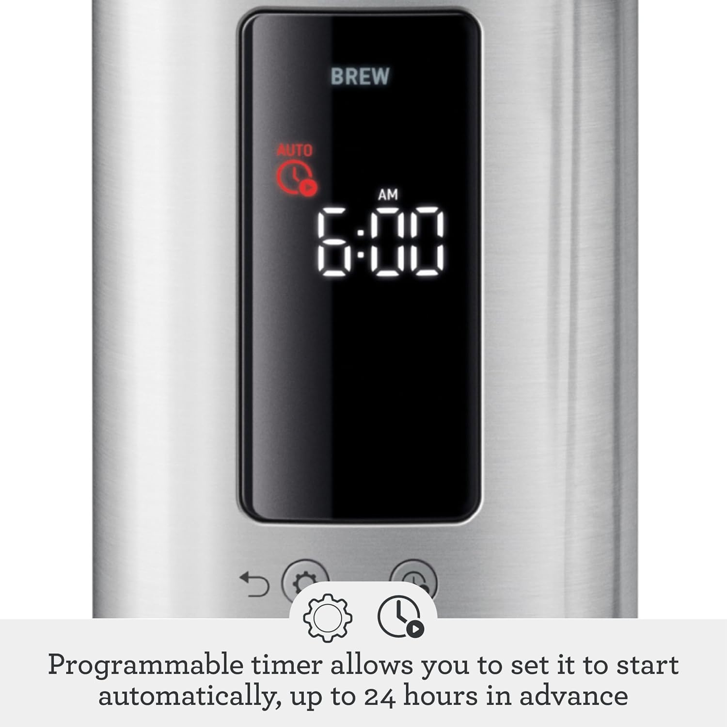 image:imageBreville Luxe Drip Coffee Machine BDC465BSS Brushed Stainless Steel Thermal CarafeOlive Tapenade