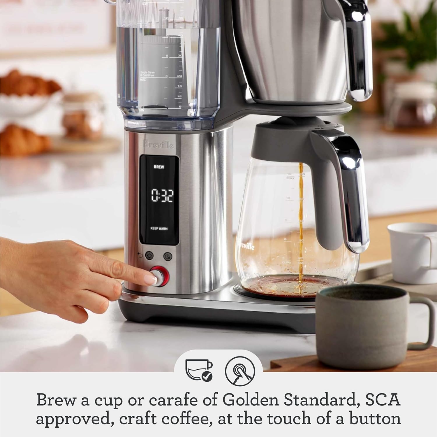 image:imageBreville Luxe Drip Coffee Machine BDC465BSS Brushed Stainless Steel Thermal CarafeOlive Tapenade