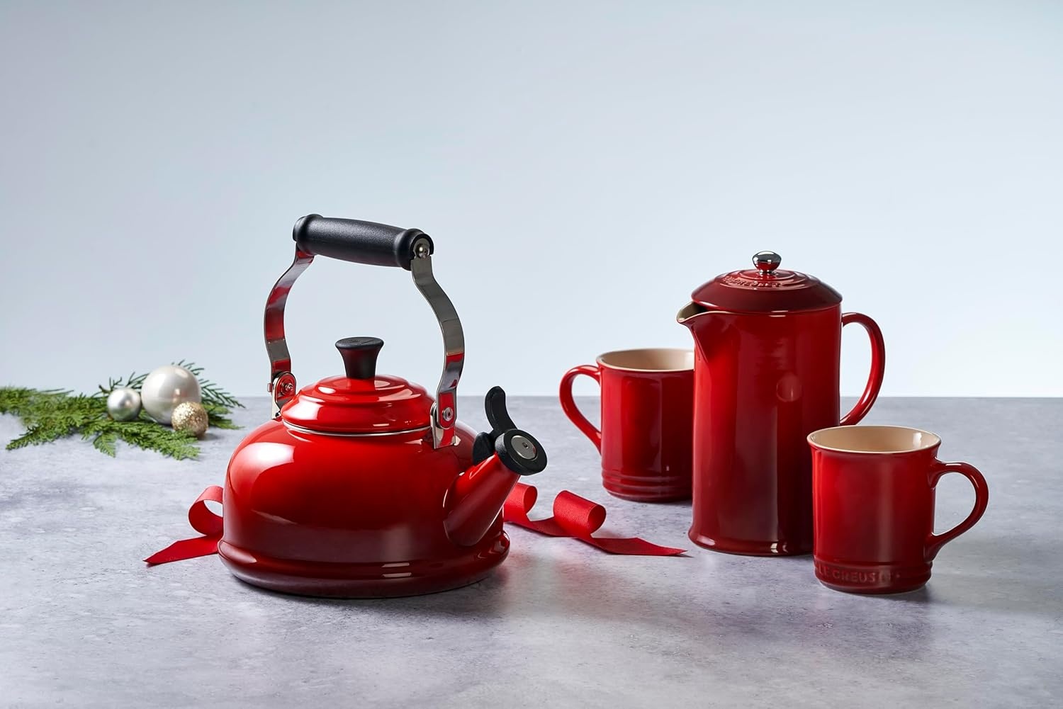 image:imageLe Creuset Enamel On Steel Whistling Tea Kettle 17 qt CeriseCerise