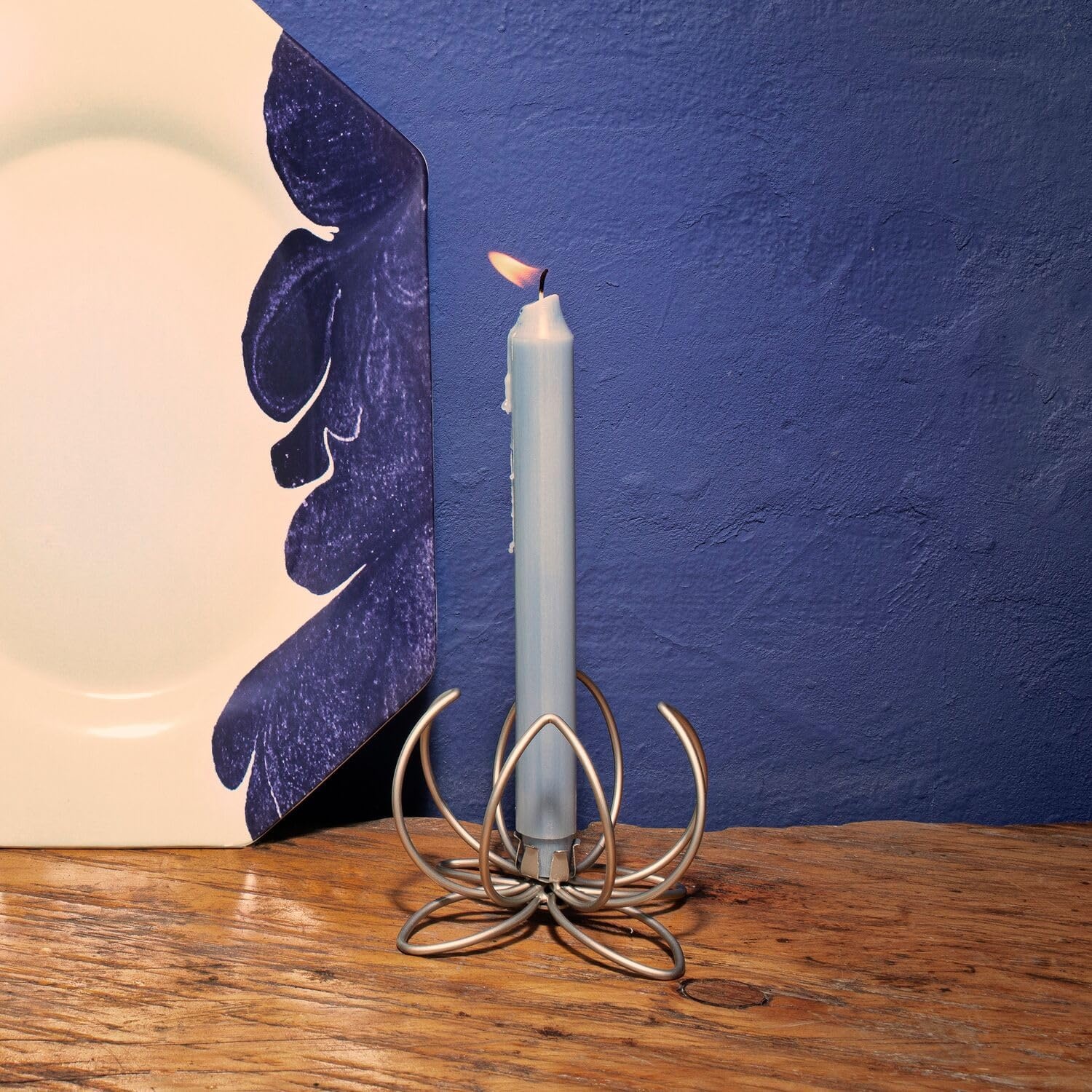 image:imageMariana Velsquez x Sur La Table Exclusive Taper Candles Set of 2 Blue