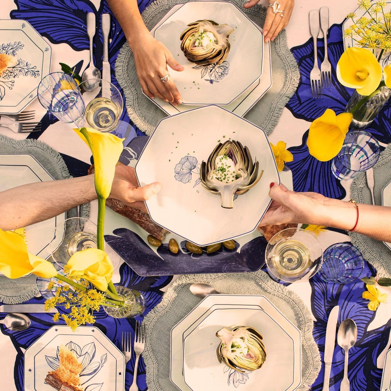 image:imageMariana Velsquez x Sur La Table Salad Plates Set of 4 White