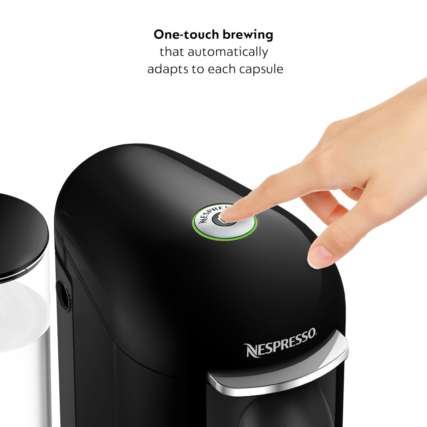 image:imageNespresso Vertuo Plus Deluxe Coffee and Espresso Maker by Breville Piano Black with Aeroccino Milk FrotherBlack