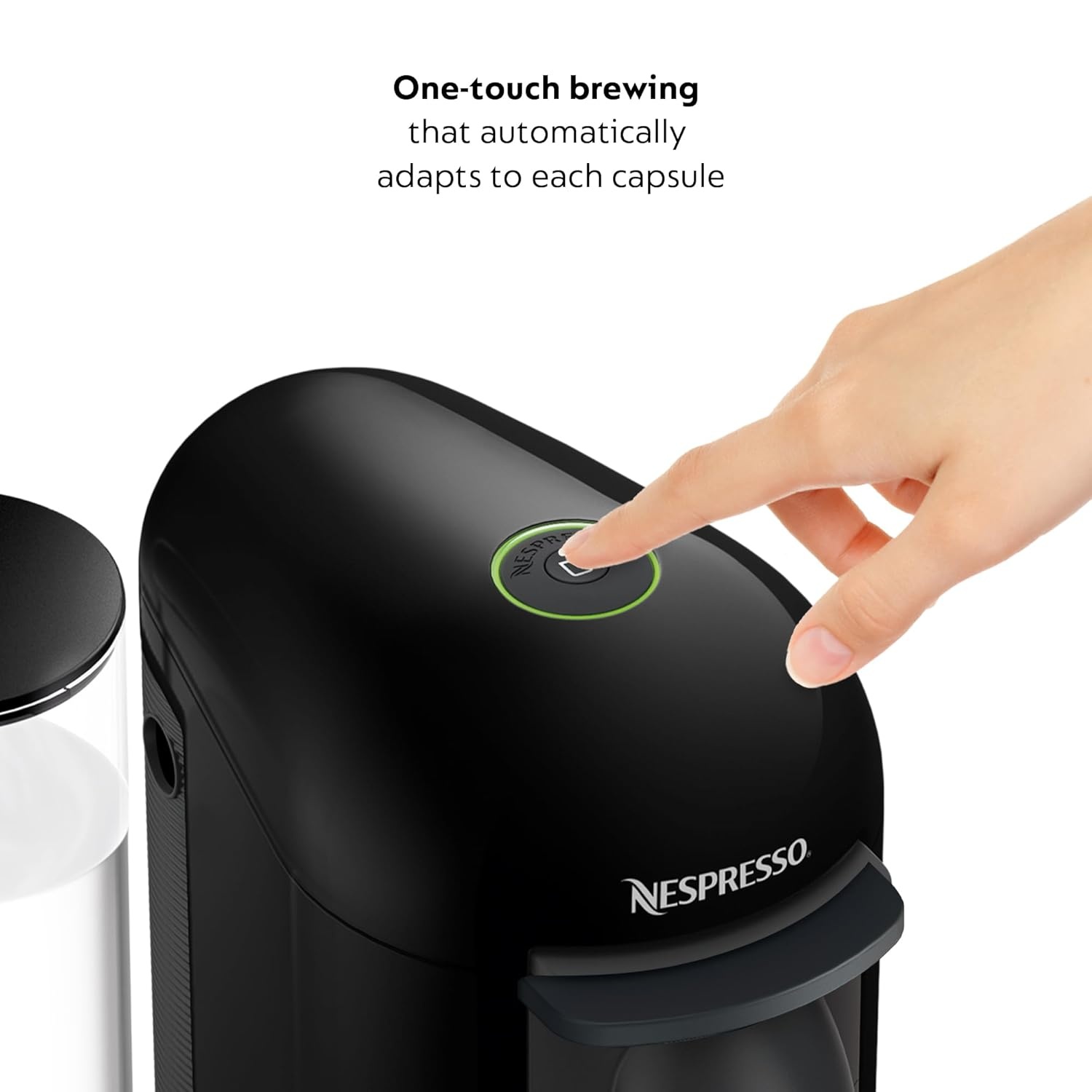 image:imageNespresso Vertuo Plus Deluxe Coffee and Espresso Maker by Breville Piano Black with Aeroccino Milk FrotherInk Black