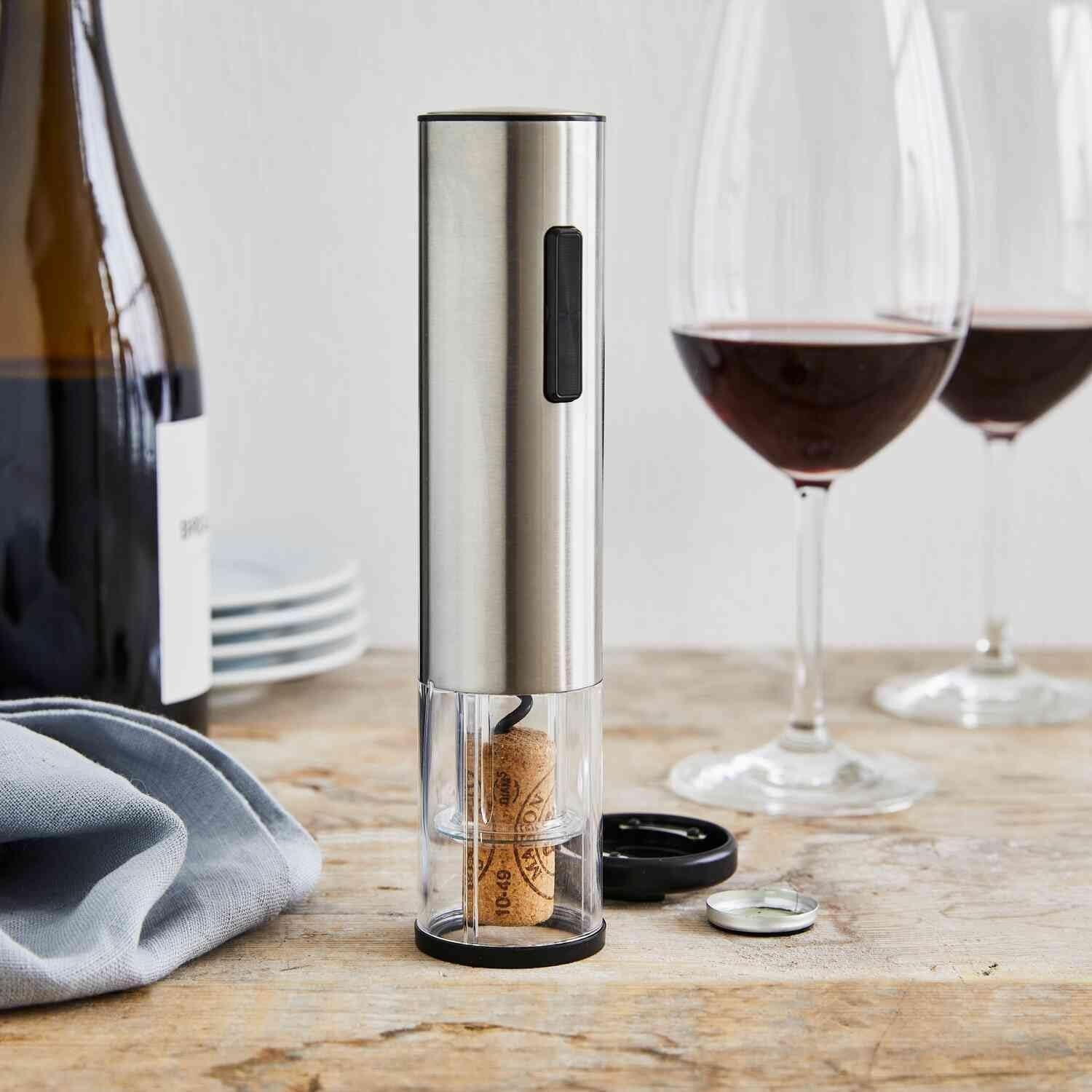 image:imageSur La Table Electric Corkscrew Rechargeable Automatic Corkscrew for Effortless OneTouch Wine Bottle Opening