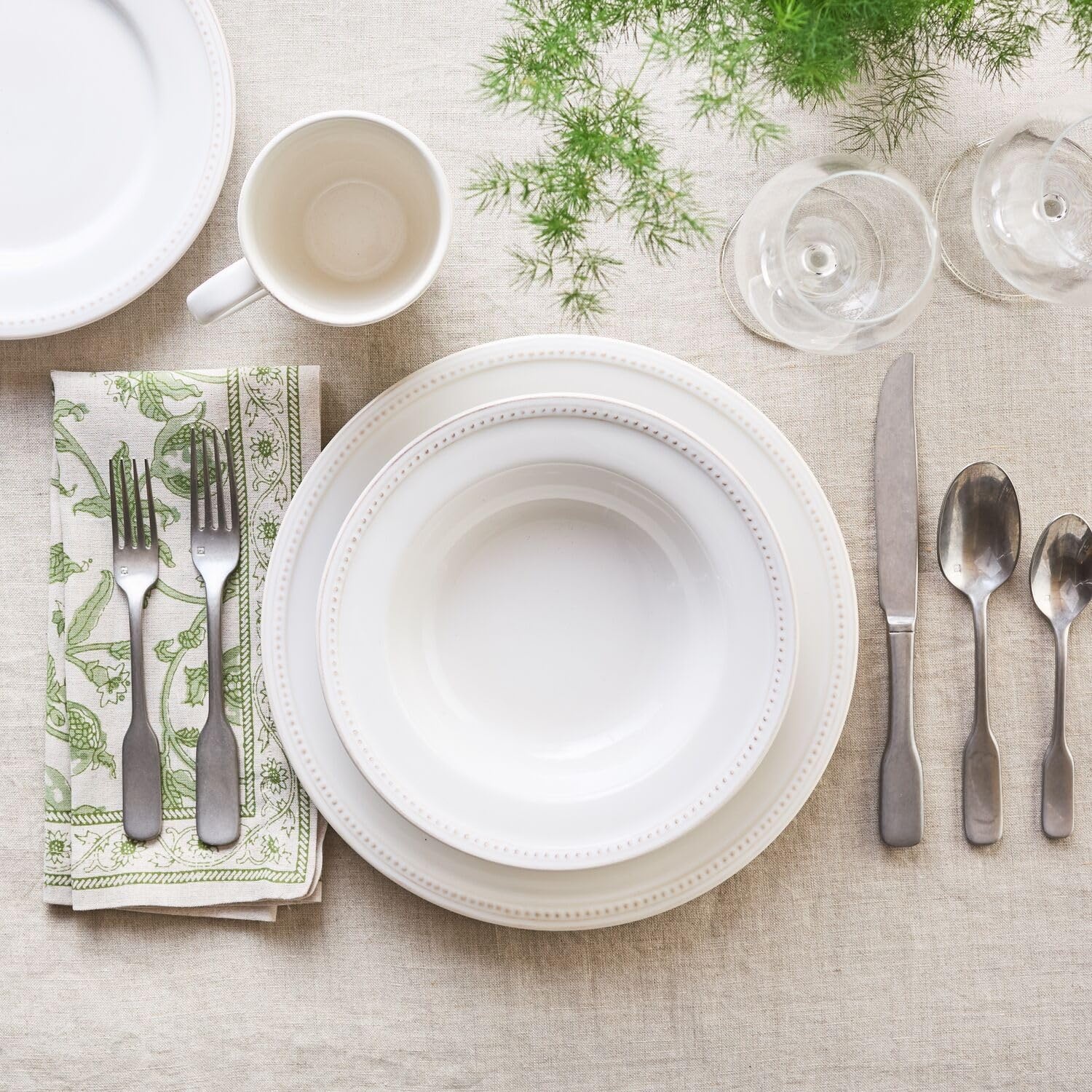 image:imageSur La Table Floral Blossom Napkins Set of 4 GreenGreen