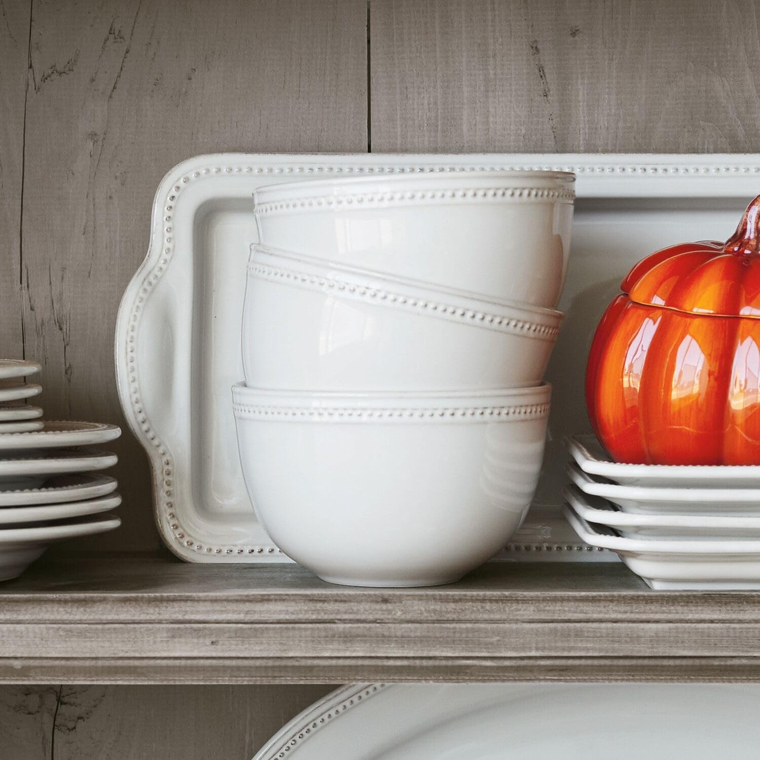 image:imageSur La Table Pearl Stoneware Cereal Bowl White