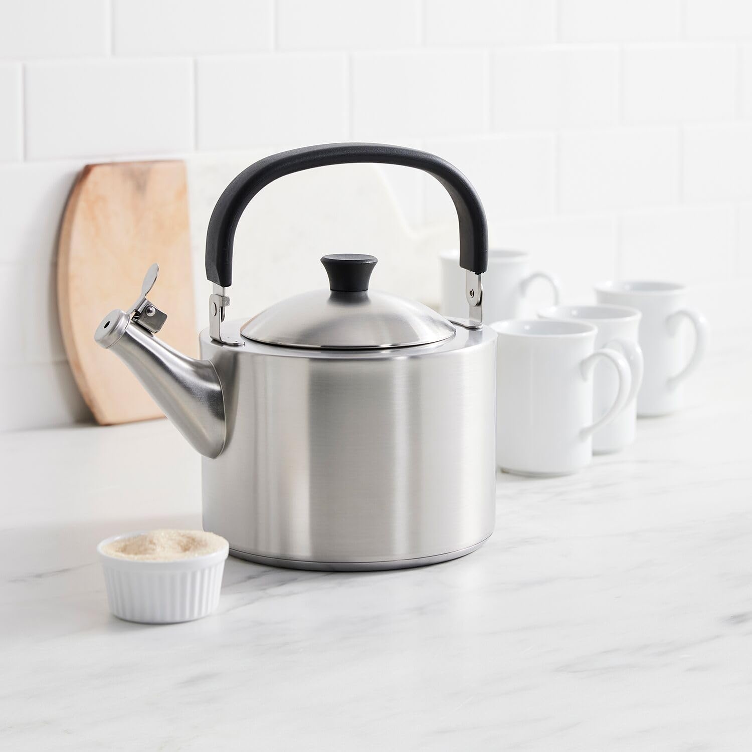 image:imageSur La Table Stainless Steel Kettle Silver