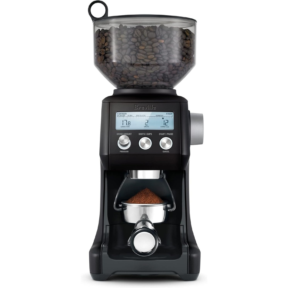 image:imageBreville BCG820BTR Smart Grinder Pro for Coffee and Espresso Black TruffleBlack Truffle
