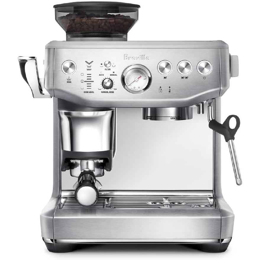 image:imageBreville Barista Express Impress Espresso Machine BES876BTR Black TruffleBrushed Stainless Steel
