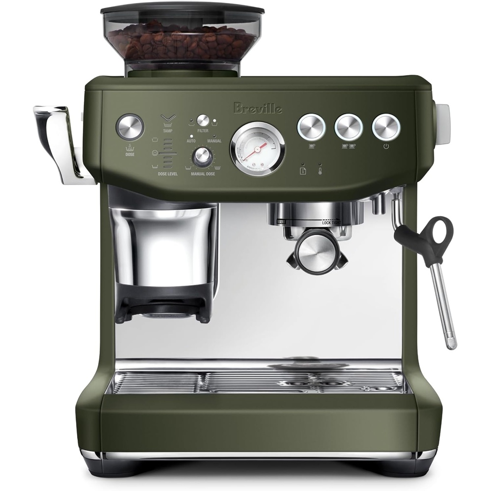 image:imageBreville Barista Express Impress Espresso Machine BES876BTR Black TruffleOlive Tapenade