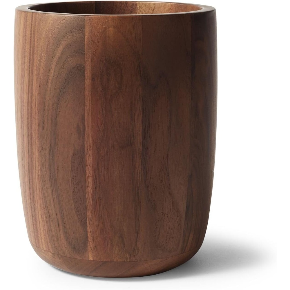 image:imageSur La Table Black Walnut Utensil Crock American Walnut Wood Countertop Holder for Kitchen Tools Spoons amp Spatulas 571 x 724 WarpingResistant Timeless Design