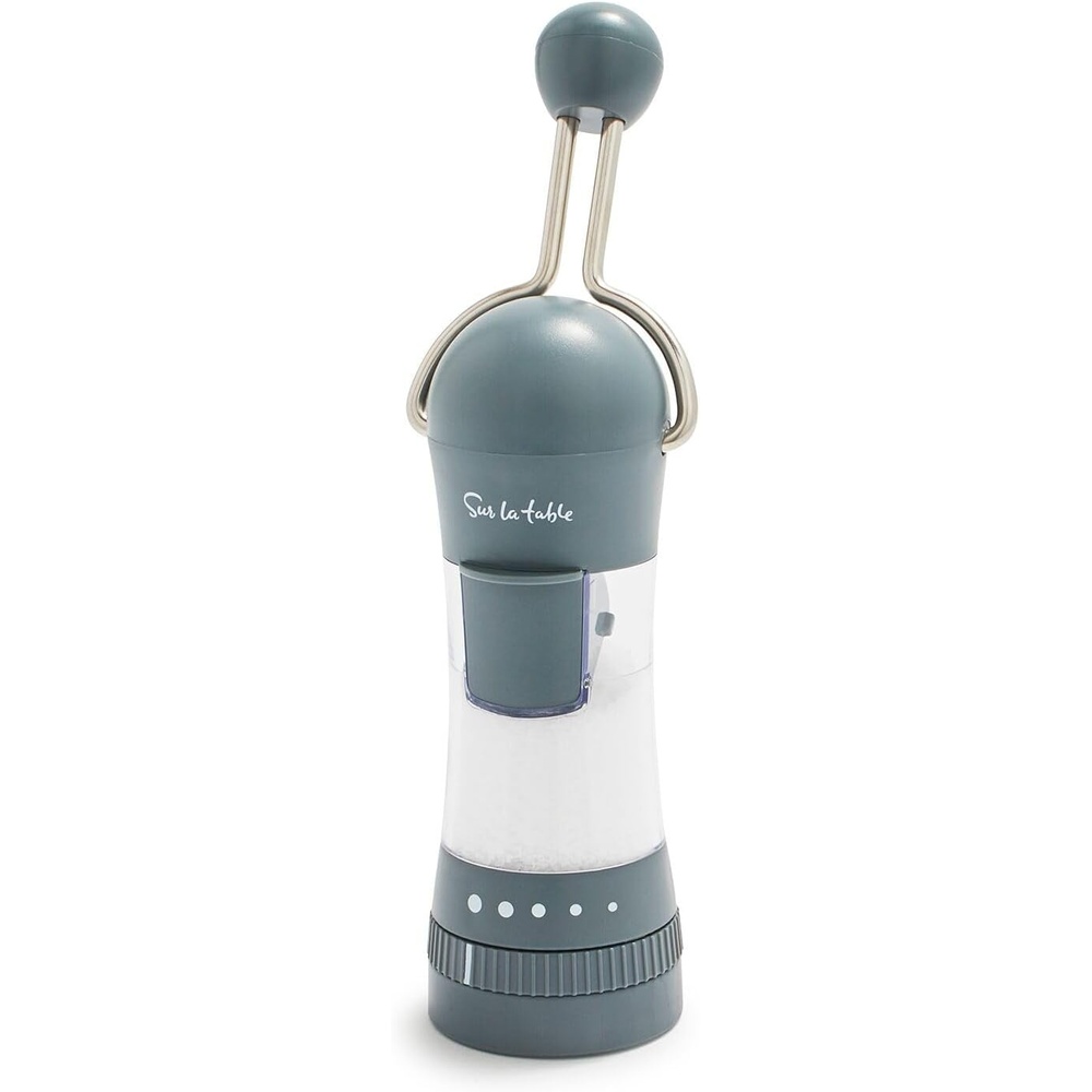 image:imageSur La Table Ratchet Mill Dark Red Ceramic Stone Grinder for Pepper Salt and Spices with Adjustable CoarsenessGray