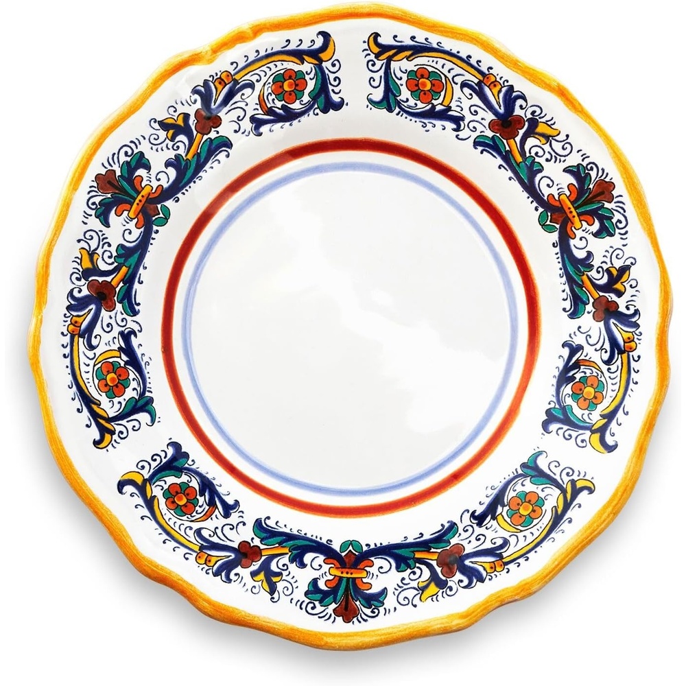 image:imageSur La Table White Pasta Bowl WideRim Stoneware for Hearty Servings Salads Grain Bowls and Soup Service