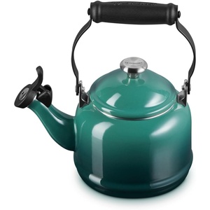 image:imageLe Creuset Enamel On Steel Demi Tea Kettle with Metal Finishes 125 qt FlameArtichaut