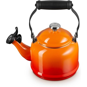 image:imageLe Creuset Enamel On Steel Demi Tea Kettle with Metal Finishes 125 qt FlameFlame