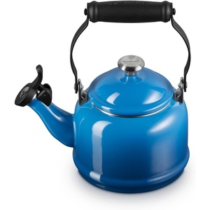 image:imageLe Creuset Enamel On Steel Demi Tea Kettle with Metal Finishes 125 qt FlameMarseille