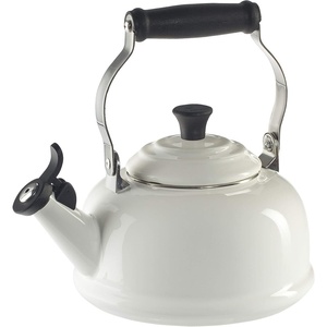 image:imageLe Creuset Enamel On Steel Whistling Tea Kettle 17 qt CeriseWhite