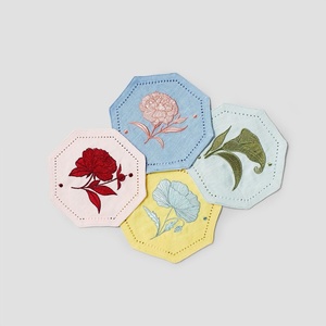 image:imageMariana Velsquez x Sur La Table Assorted Embroidered Cocktail Napkins Set of 4 Multi