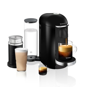 image:imageNespresso Vertuo Plus Deluxe Coffee and Espresso Maker by Breville Piano Black with Aeroccino Milk FrotherBlack