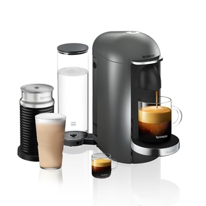 image:imageNespresso Vertuo Plus Deluxe Coffee and Espresso Maker by Breville Piano Black with Aeroccino Milk FrotherTitan