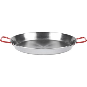 image:imageSur La Table 22 Carbon Steel Paella Pan  Authentic Spanish Cookware for FamilyStyle Paella EvenHeating Naturally Seasons with Use Serves Up to 16Silver