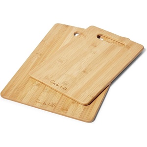 image:imageSur La Table Bamboo Cutting Board Set 2Piece Chopping Boards with Handles for Daily Prep amp Serving