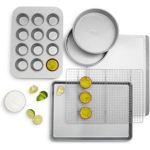 image:imageSur La Table Platinum Pro Bakeware Set of 6 Gray