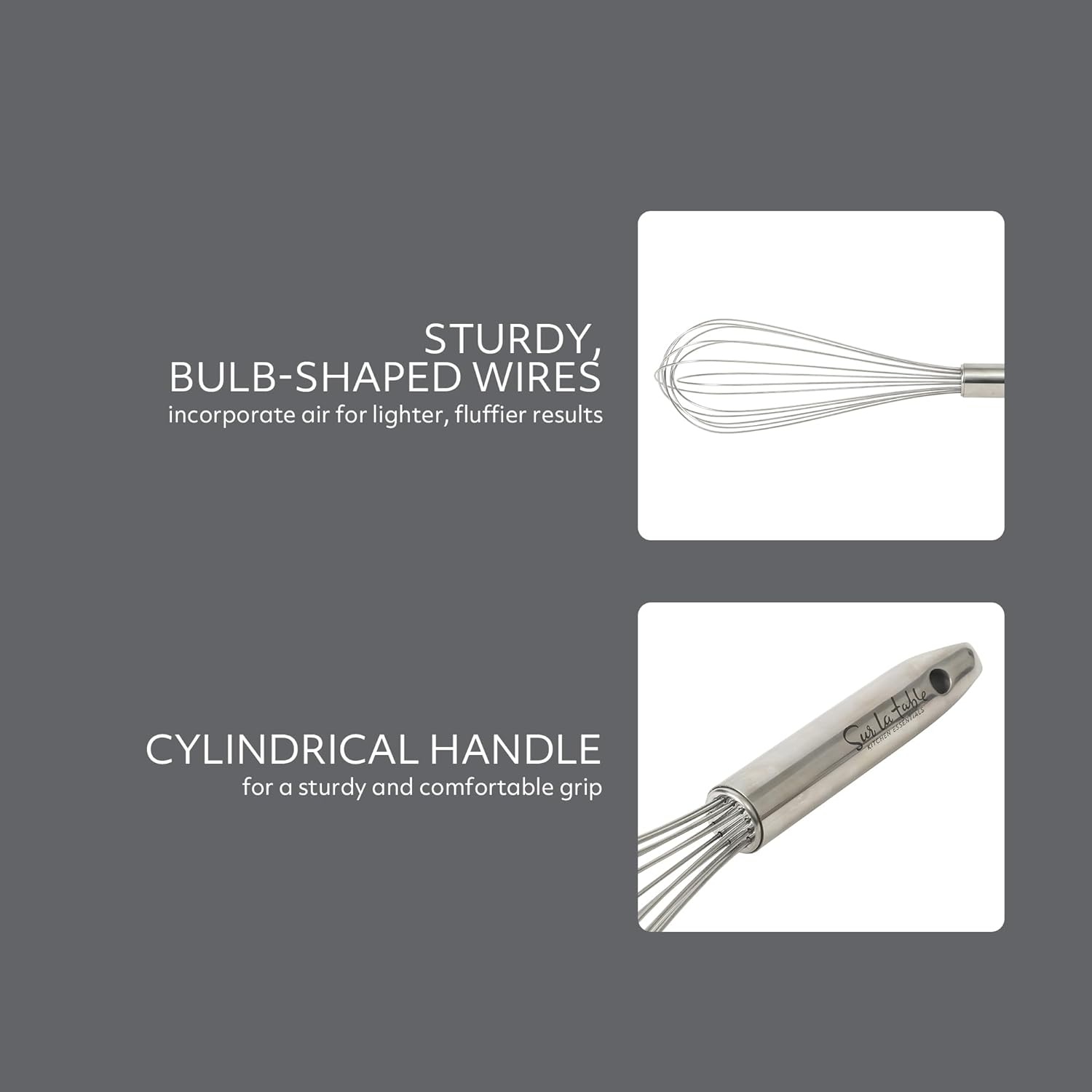 image:imageSur La Table Kitchen Essential Steelhaus Stainless Steel Kitchen SpoonSteelhaus Stainless Steel