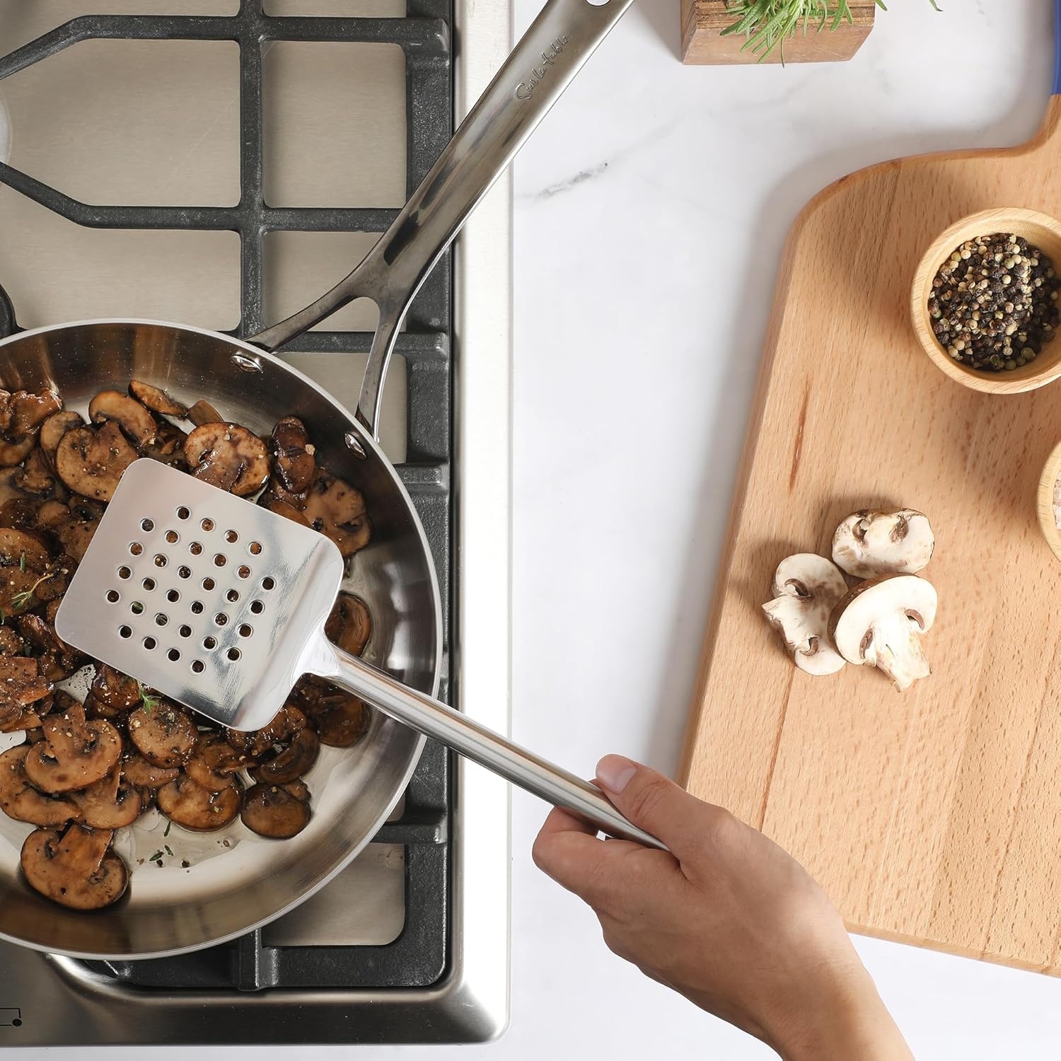 image:imageSur La Table Kitchen Essential Steelhaus Stainless Steel Kitchen SpoonSteelhaus Stainless Steel