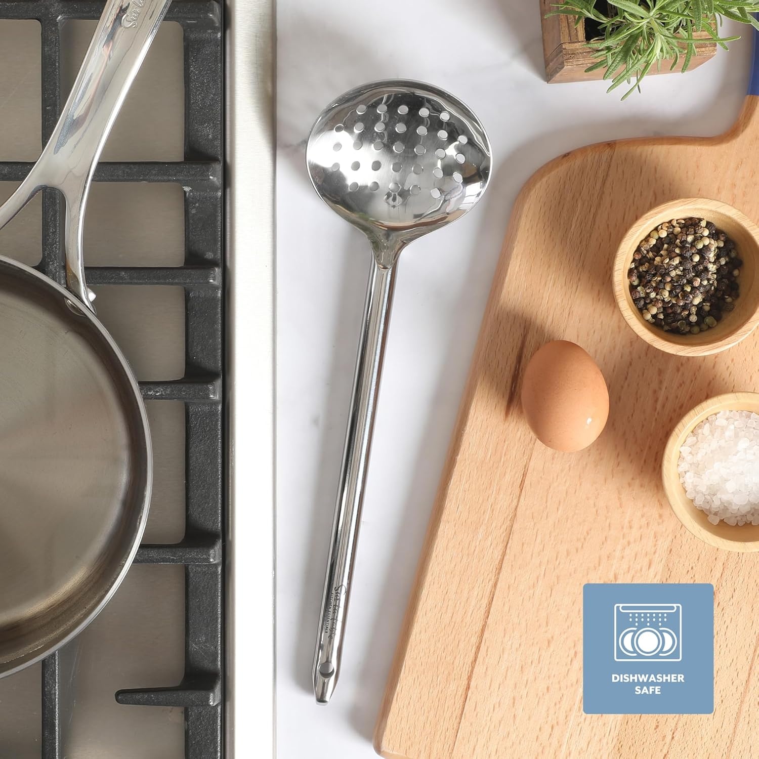 image:imageSur La Table Kitchen Essential Steelhaus Stainless Steel Kitchen SpoonSteelhaus Stainless Steel