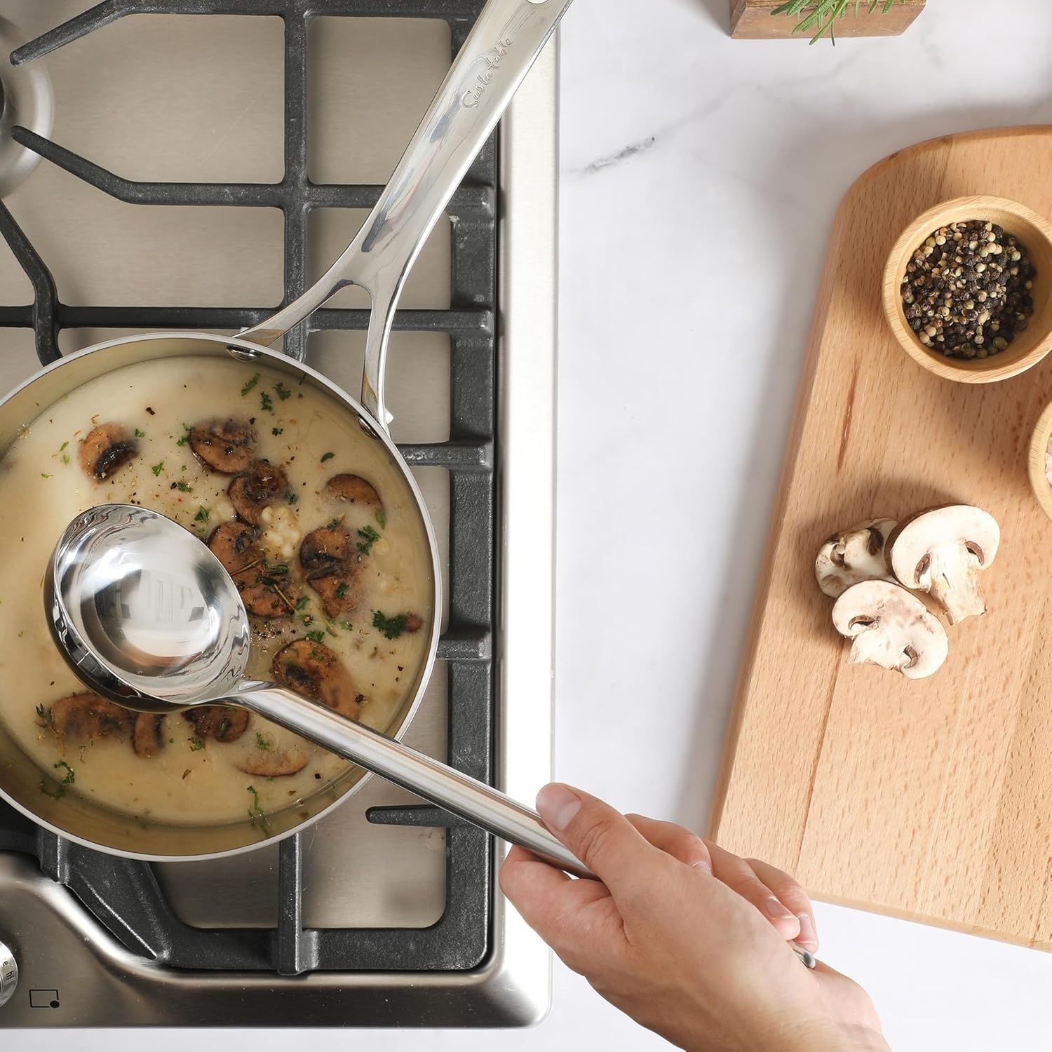 image:imageSur La Table Kitchen Essential Steelhaus Stainless Steel Kitchen SpoonSteelhaus Stainless Steel