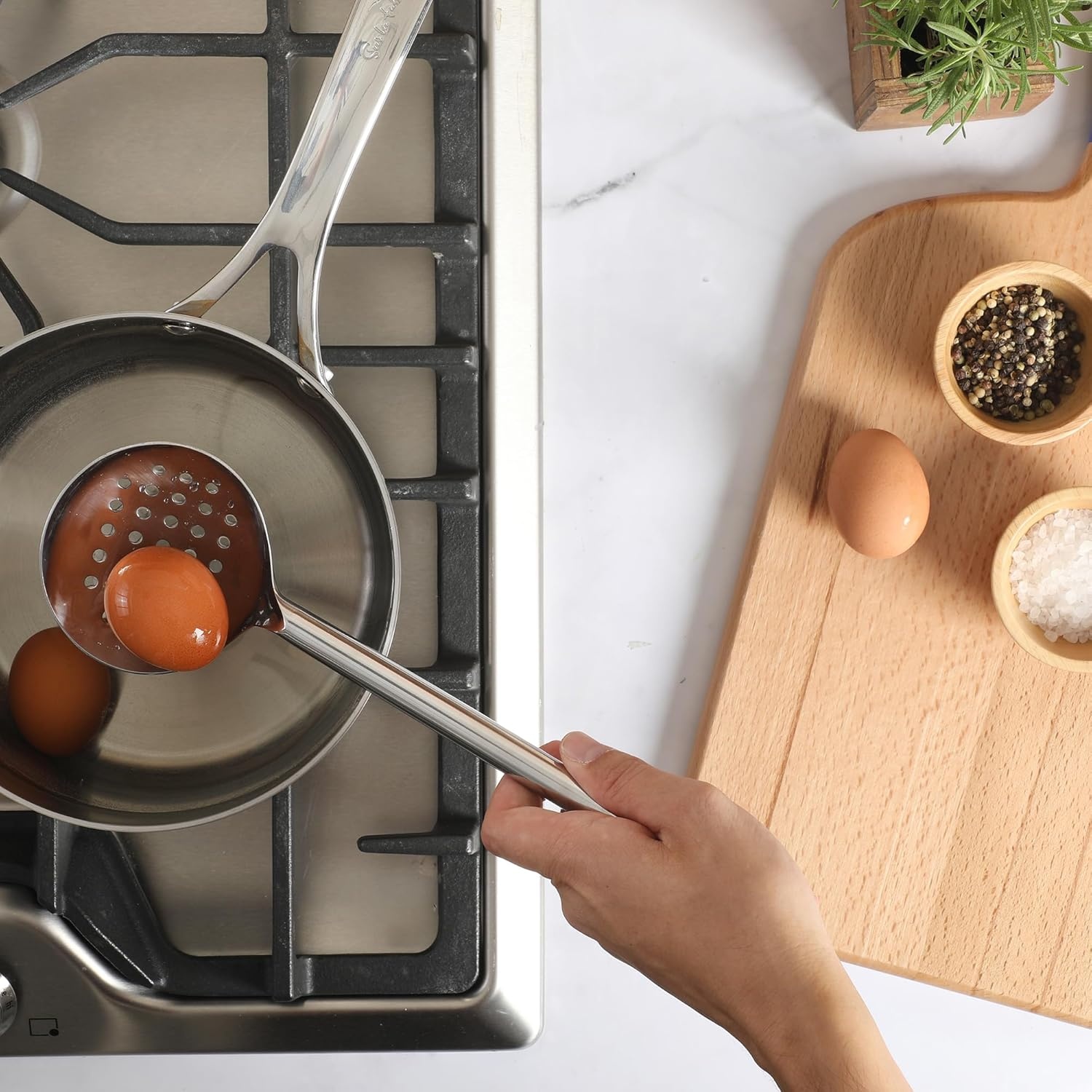 image:imageSur La Table Kitchen Essential Steelhaus Stainless Steel Kitchen SpoonSteelhaus Stainless Steel