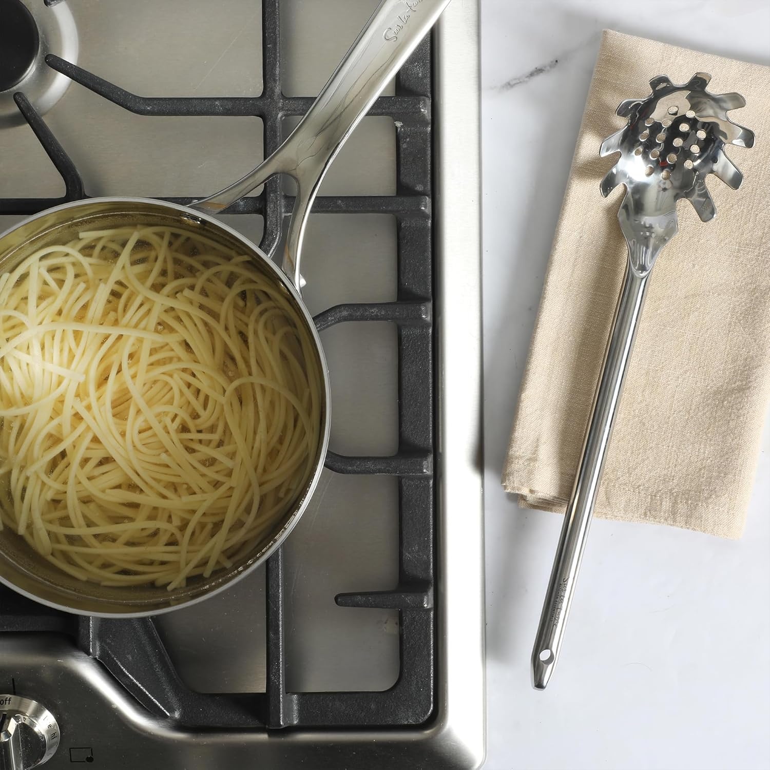 image:imageSur La Table Kitchen Essential Steelhaus Stainless Steel Kitchen SpoonSteelhaus Stainless Steel