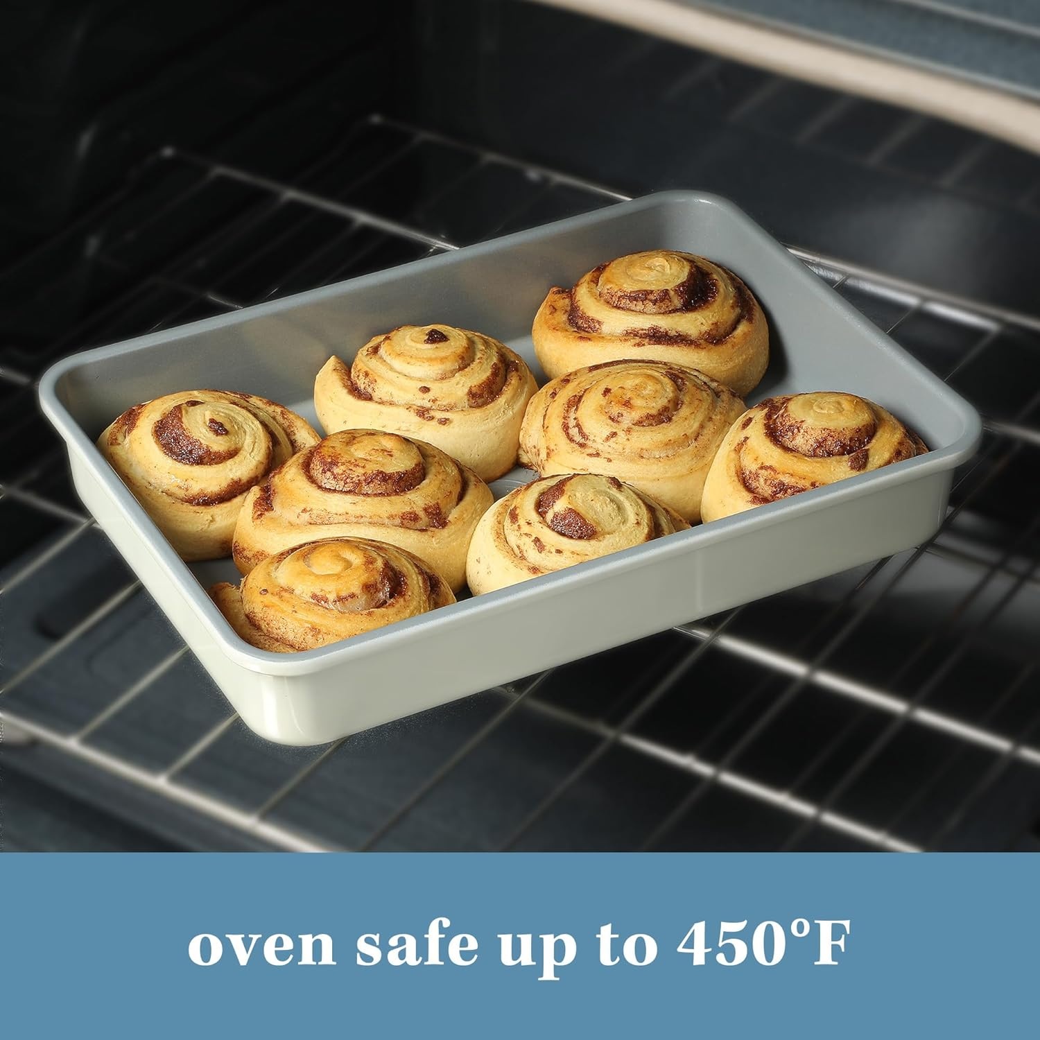 image:imageSur La Table Kitchen Essentials Bake Sale 9 X 5 Inch PFOA PFAS PTFE Free Nonstick Loaf Pan Linen WhiteLinen White