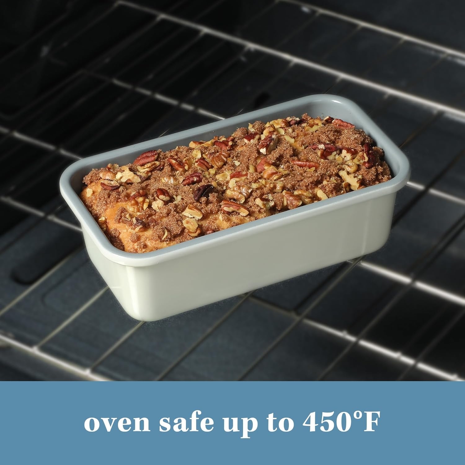 image:imageSur La Table Kitchen Essentials Bake Sale 9 X 5 Inch PFOA PFAS PTFE Free Nonstick Loaf Pan Linen WhiteLinen White