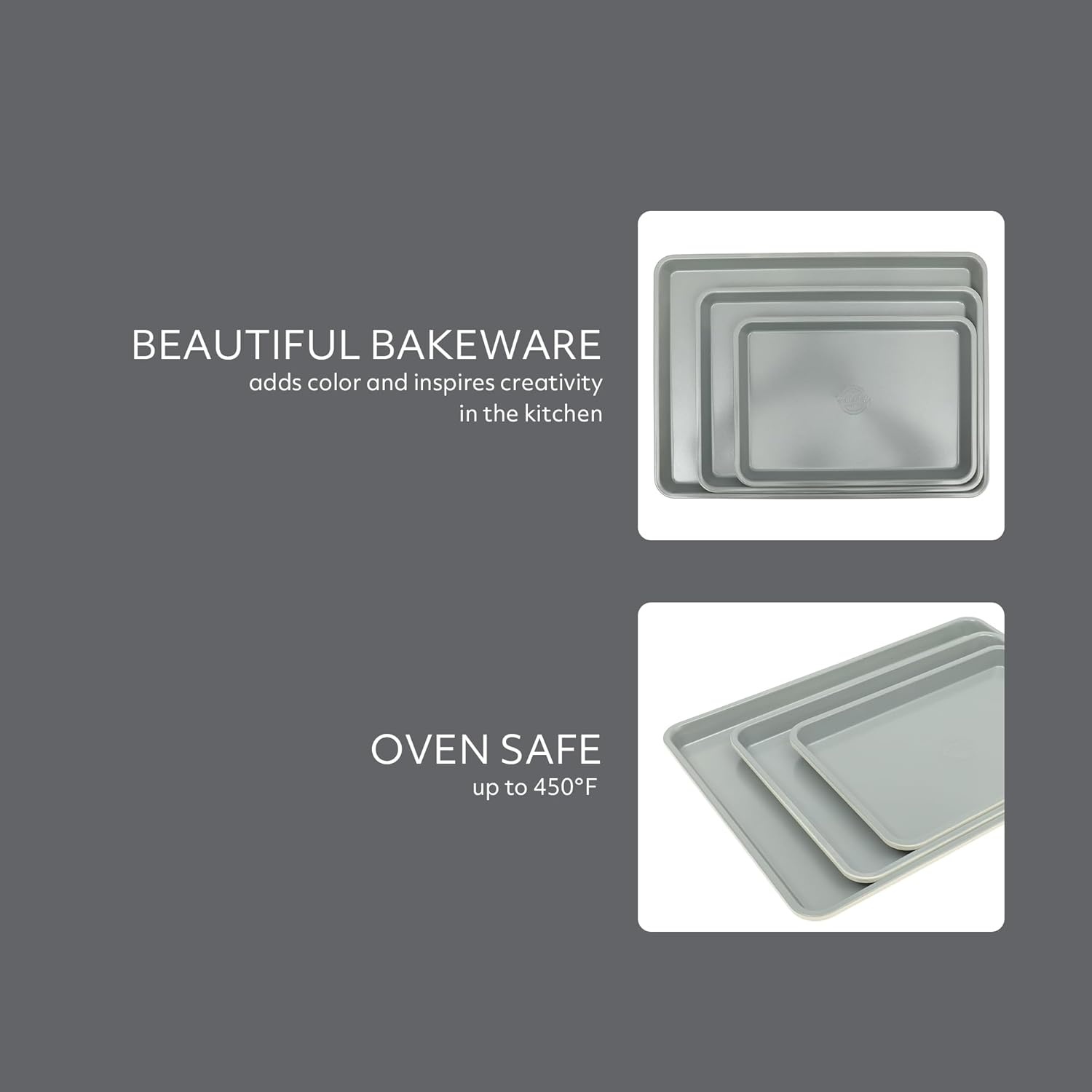 image:imageSur La Table Kitchen Essentials Bake Sale 9 X 5 Inch PFOA PFAS PTFE Free Nonstick Loaf Pan Linen WhiteLinen White