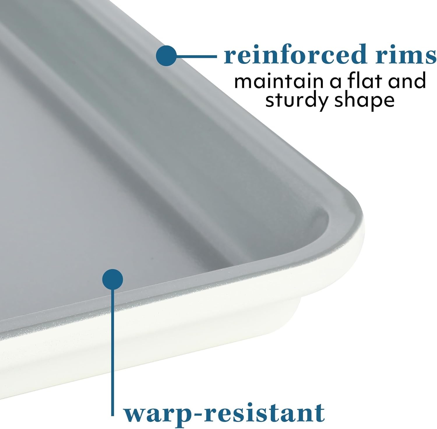 image:imageSur La Table Kitchen Essentials Bake Sale 9 X 5 Inch PFOA PFAS PTFE Free Nonstick Loaf Pan Linen WhiteLinen White