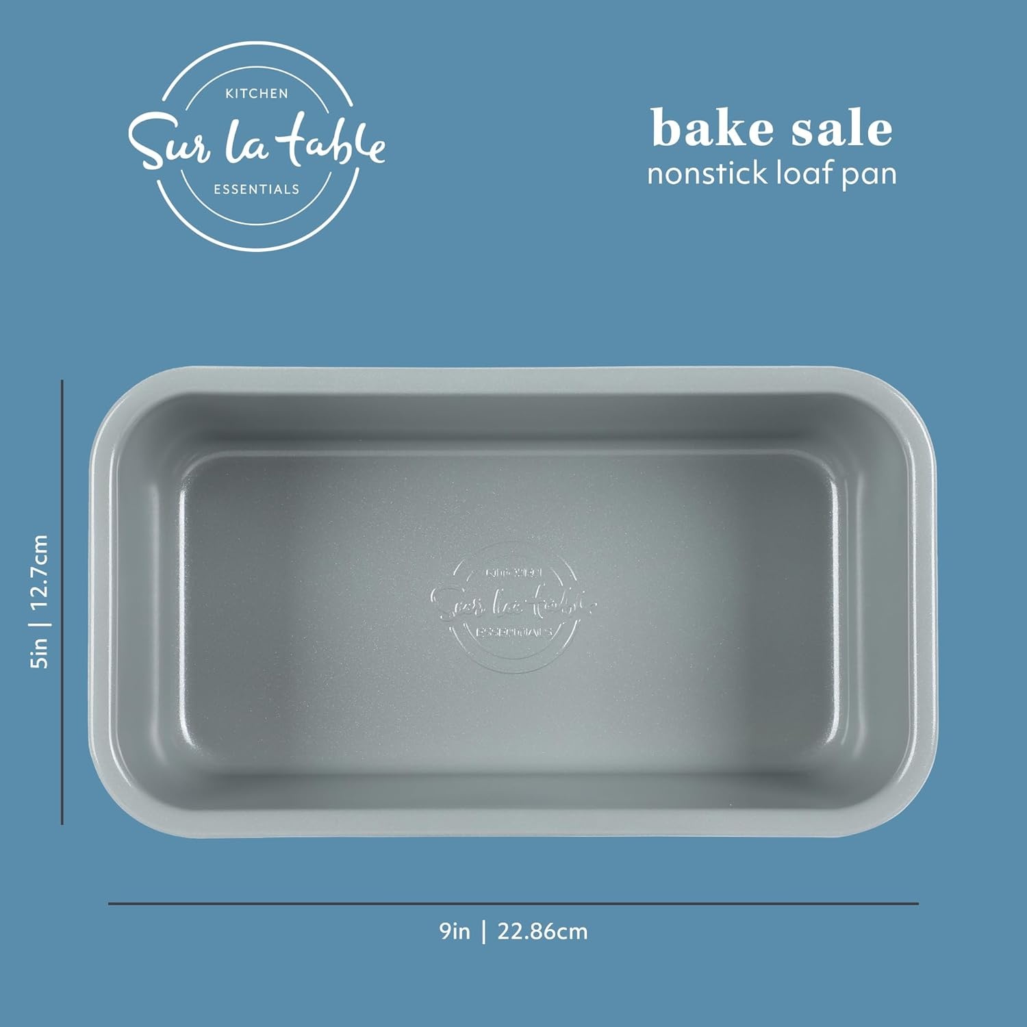 image:imageSur La Table Kitchen Essentials Bake Sale 9 X 5 Inch PFOA PFAS PTFE Free Nonstick Loaf Pan Linen WhiteLinen White