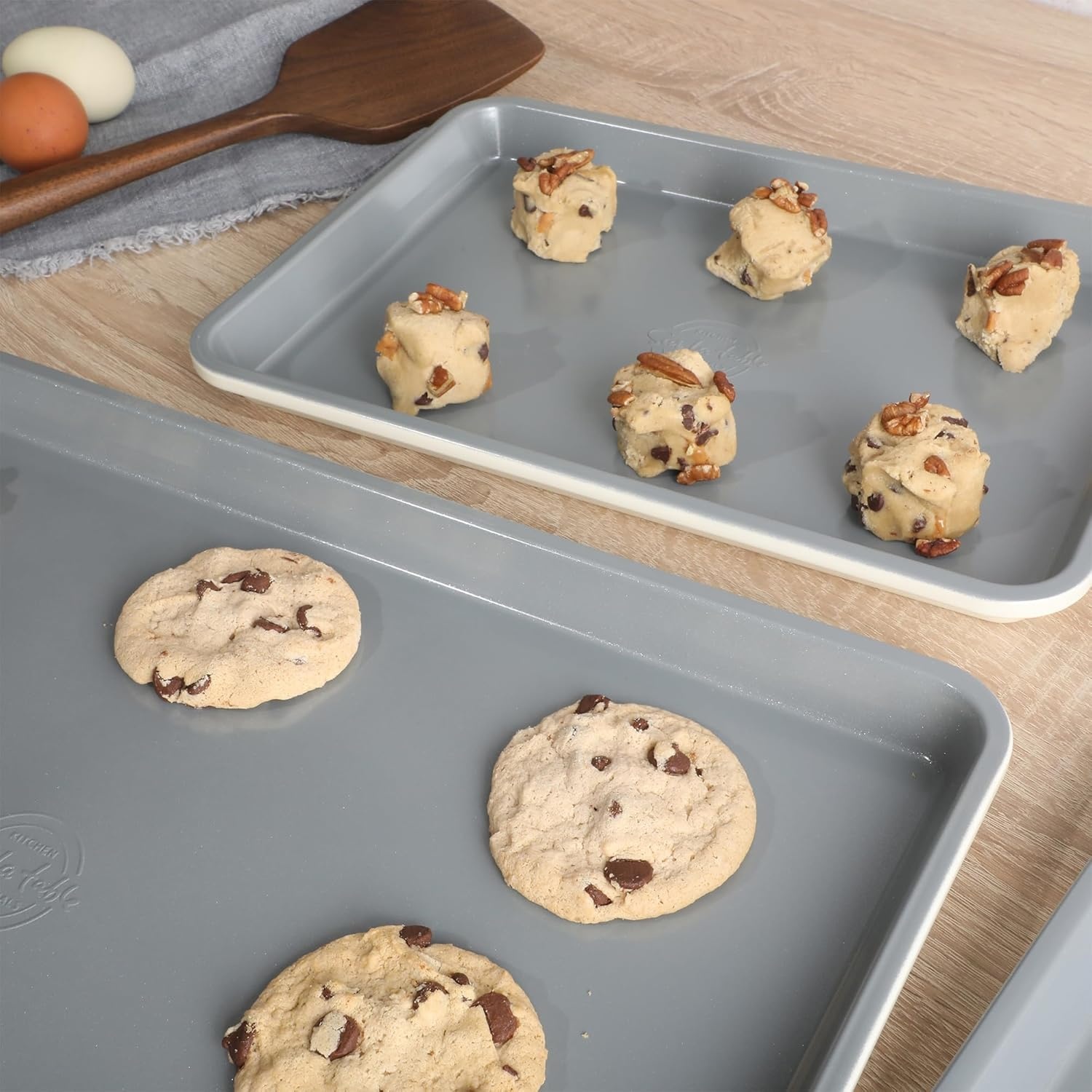 image:imageSur La Table Kitchen Essentials Bake Sale 9 X 5 Inch PFOA PFAS PTFE Free Nonstick Loaf Pan Linen WhiteLinen White