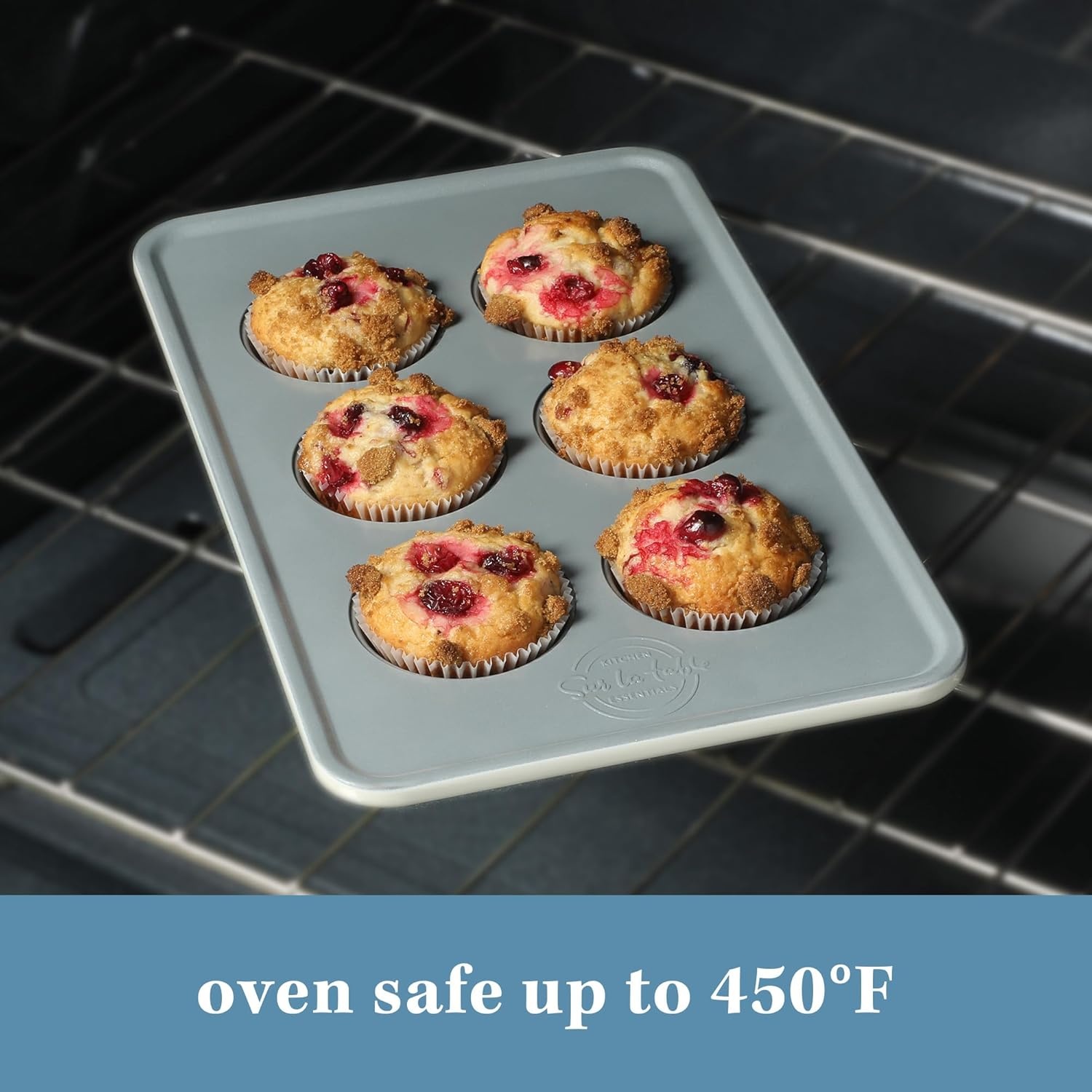 image:imageSur La Table Kitchen Essentials Bake Sale 9 X 5 Inch PFOA PFAS PTFE Free Nonstick Loaf Pan Linen WhiteLinen White