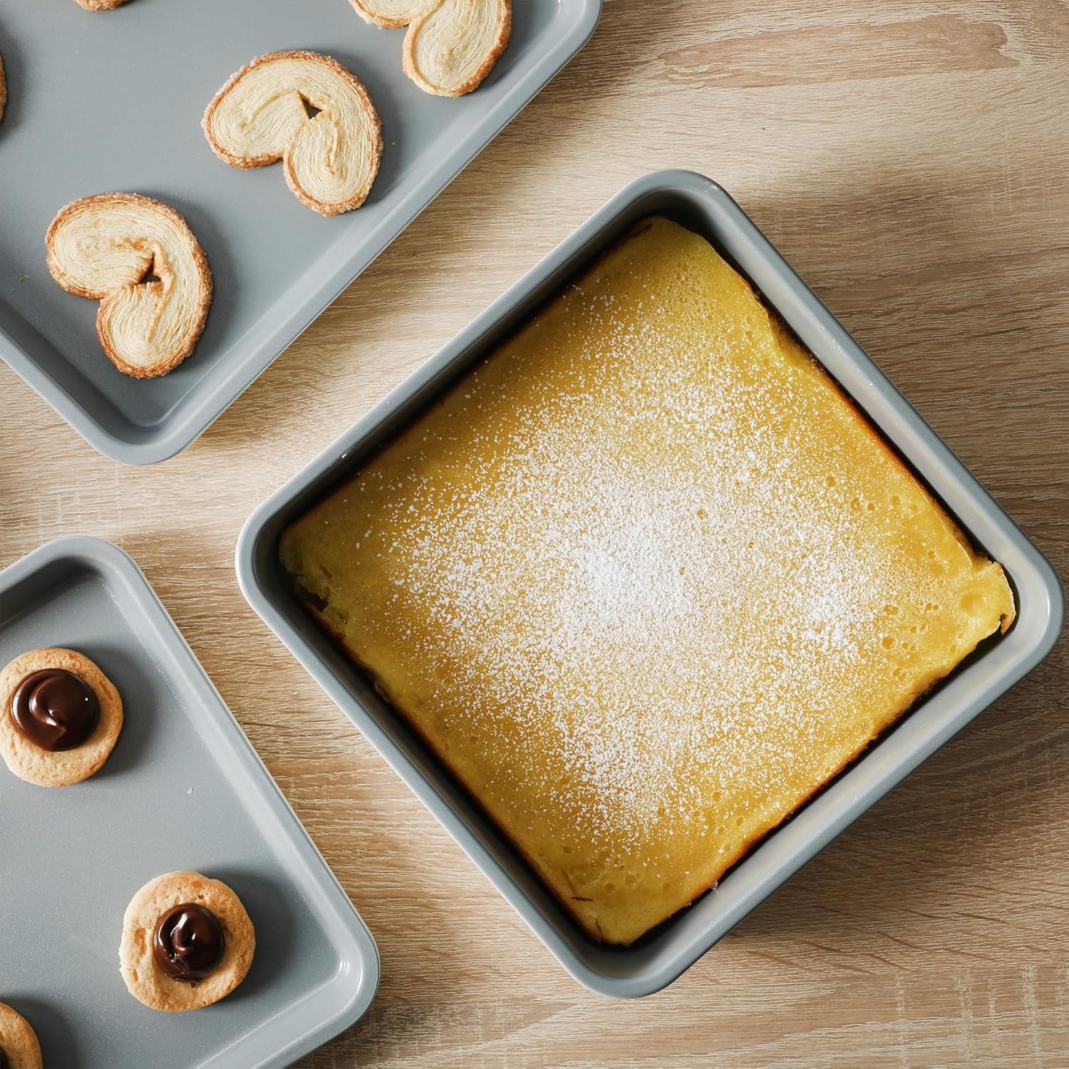 image:imageSur La Table Kitchen Essentials Bake Sale 9 X 5 Inch PFOA PFAS PTFE Free Nonstick Loaf Pan Linen WhiteLinen White