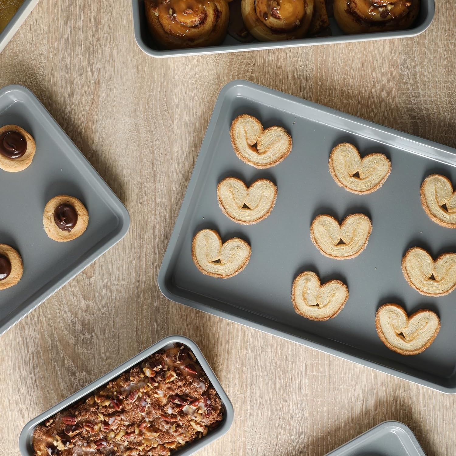 image:imageSur La Table Kitchen Essentials Bake Sale 9 X 5 Inch PFOA PFAS PTFE Free Nonstick Loaf Pan Linen WhiteLinen White