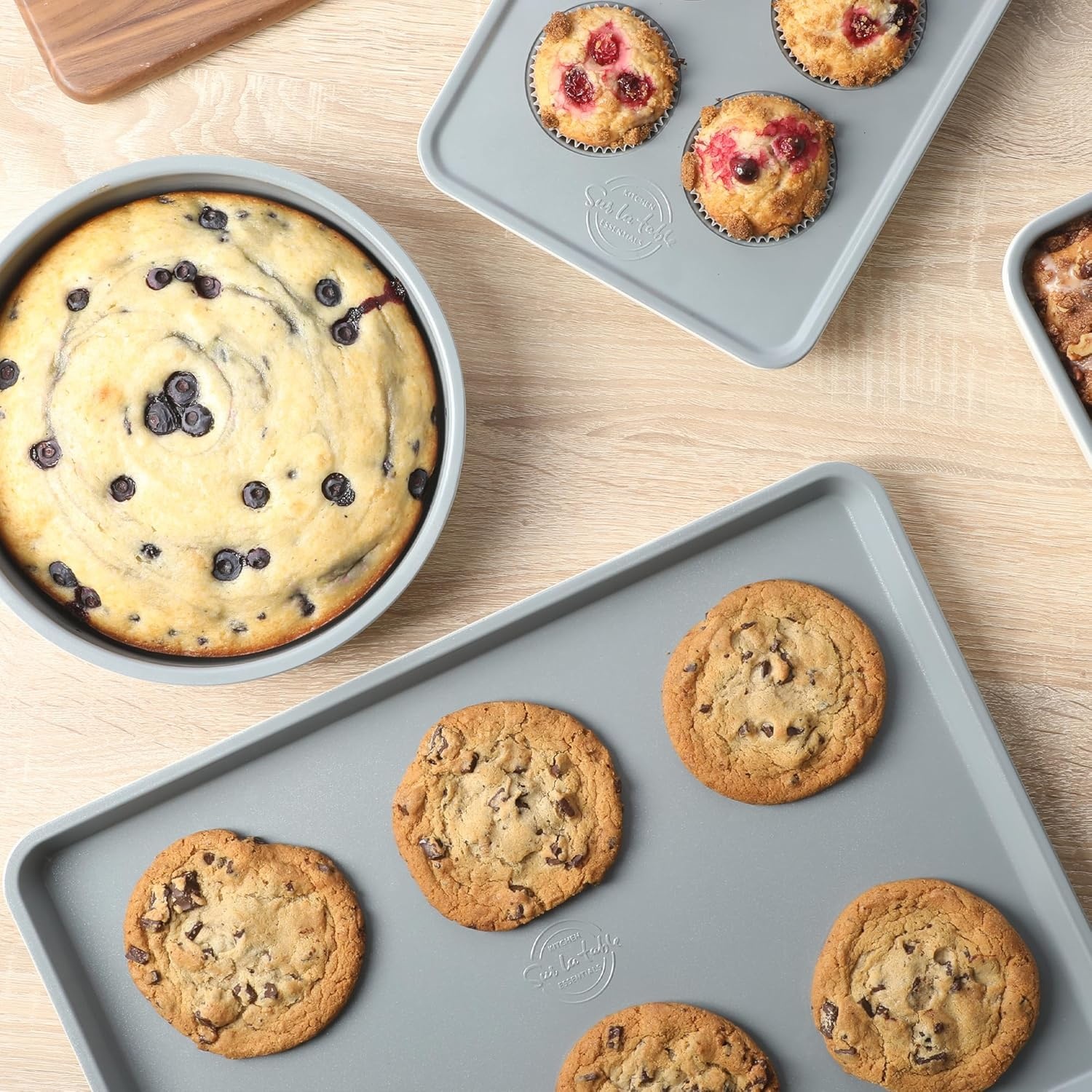 image:imageSur La Table Kitchen Essentials Bake Sale 9 X 5 Inch PFOA PFAS PTFE Free Nonstick Loaf Pan Linen WhiteLinen White
