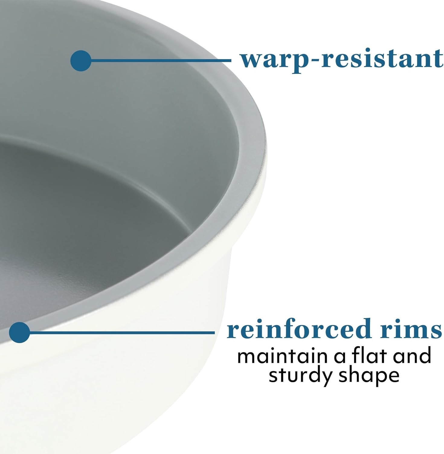 image:imageSur La Table Kitchen Essentials Bake Sale 9 X 5 Inch PFOA PFAS PTFE Free Nonstick Loaf Pan Linen WhiteLinen White