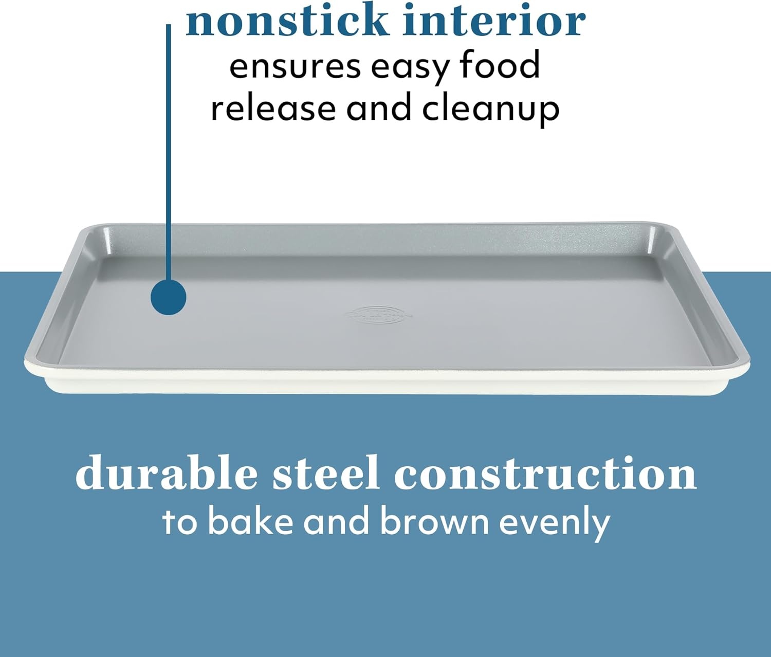 image:imageSur La Table Kitchen Essentials Bake Sale 9 X 5 Inch PFOA PFAS PTFE Free Nonstick Loaf Pan Linen WhiteLinen White